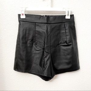 Windsor | Faux Leather Shorts